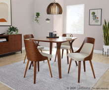 Folia dining table in Walnut Wood