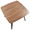 Folia dining table in Walnut Wood, top view