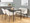 Fuji dining table in Black Metal, Black Wood, featuring metal design and wood design