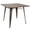Oregon 36" Industrial-Farmhouse Dining Table in Antique and Espresso — product view