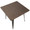Oregon 36" Industrial-Farmhouse Dining Table in Antique and Espresso — lifestyle photo 1