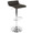 Ale table in Silver Metal, Brown Pvc, Chrome Metal, close-up detail, featuring adjustable height