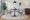Dakota table in Black Metal, Black Wood, Brown Metal, Dark Walnut Wood, featuring armrests