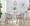Dakota table in White Steel, White Wood, Antique Copper Metal, Whitewashed Wood, featuring armrests