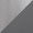 Fuji table set in Brushed Stainless Steel, Clear Glass, Grey PU, upholstery or finish swatch