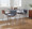 Marcel table in Chrome Metal, Black Wood, Walnut Wood, Grey PU, Stainless Steel, featuring swivel