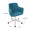 Andrew office chair in Black Metal, Dark Grey Fabric