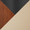 Bacci office chair in Black Metal, Walnut Wood, Cream PU, upholstery or finish swatch