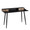 Harvey Contemporary Desk in Black Steel and Black and Natural Wood with Black Accents — product view