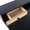 Harvey Contemporary Desk in Black Steel and Black and Natural Wood with Black Accents — detail view