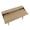 Harvey Contemporary Desk in Black Steel and Natural and Black Wood with Nickel Accents — lifestyle photo 1