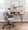 Pebble desk in Natural Wood, White Wood, featuring storage