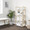 Constellation office furniture in Gold Metal, White MDF, featuring metal design and wood design