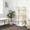 Constellation office furniture in Gold Metal, White MDF, featuring metal design and wood design