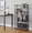 Dakota office furniture in Black Painted Metal, Natural Wood, featuring metal design and wood design