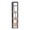 Dakota office furniture in Black Painted Metal, Natural Wood, side view, featuring metal design and wood design