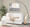 Robyn floor lamp in Natural Wood, Black Metal, White Linen, featuring wood frame