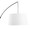 Robyn floor lamp in Walnut Wood, Black Metal, White Linen, close-up detail, featuring wood frame