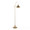 Emery 64" Contemporary Metal Floor Lamp in Gold Metal From Grandview Gallery — rear three-quarter view