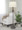 Griffin 61" Contemporary Polyresin Floor Lamp in Acid Griffin Wood Finish and White Linen Shade From Grandview Gallery — lifestyle photo 4