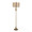 Ashland floor lamp in Gold Metal, Off-white Linen, product view