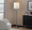 Marla floor lamp in Cast Iron, Clear Crystal, White Linen