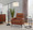 Casper floor lamp in Matte Black Metal, Natural Linen