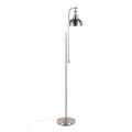 Emery Industrial Floor Lamp in Nickel — product view (photo 1)