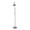 Emery Industrial Floor Lamp in Nickel — back view