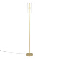 Icicle 65" Modern Swivel Floor Lamp in Gold Metal — product view (photo 1)