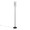 Icicle 65" Modern Swivel Floor Lamp in Black Metal — product view (photo 1)