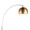 Salon floor lamp in White Marble, Nickel, Antique Brass Metal, close-up detail, featuring marble design and metal design