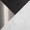 Salon floor lamp in White Marble, Nickel, Black Linen, upholstery or finish swatch