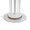 Rope floor lamp in Natural Wood, White Metal, White Rope, close-up detail, featuring metal design