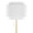 Tier 64" Contemporary Metal Floor Lamp in Gold Metal with Off-white Linen Shade — detail view (photo 1)