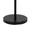Tier floor lamp in Black Metal, Biege Linen, close-up detail, featuring metal design