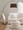 Robyn floor lamp in Natural Wood, Black Metal, Black Linen, featuring wood frame