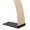Robyn Mid-Century Modern Floor Lamp in Natural Wood and Black Metal with Black Linen Shade — detail view (photo 2)