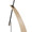Robyn Mid-Century Modern Floor Lamp in Natural Wood and Black Metal with Black Linen Shade — detail view (photo 3)