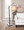 Arturo floor lamp in Black Wood, Black Steel, Rattan, featuring rattan design and metal design