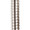 Medusa®  71" Modern Metal Floor Lamp in Brushed Nickel and White Glass Sconces with 5 Arms — detail view (photo 6)