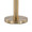 Trophy 62" Glam Floor Lamp in Gold Metal and White Linen Shade — detail view (photo 2)