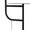 Symbol 66" Contemporary Metal Floor Lamp in Black Metal and White Marble with White Glass Shade — detail view (photo 3)