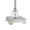 Clarity lighting in Brushed Nickel, Clear Crystal, close-up detail