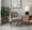 Kona 23" Contemporary Polyresin Table Lamp in Matte Black Polyresin, Modern Brass and Natural Linen Shade From Grandview Gallery- Set of 2 — lifestyle photo 4