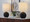 Kona 23" Contemporary Polyresin Table Lamp in Matte Black Polyresin, Modern Brass and Natural Linen Shade From Grandview Gallery- Set of 2 — lifestyle photo 5