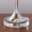 Clara 26" Contemporary Crystal Table Lamp in Clear Crystal and Polished Nickel with White Linen Shade From Grandview Gallery- Set of 2 — lifestyle photo 4