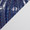 Rockwell table in Dark Blue Ceramic, Polished Nickel, White Linen, upholstery or finish swatch