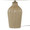 Rockwell table in Cuban Sand Ceramic, Polished Nickel, Natural Linen, close-up detail