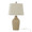 Rockwell 23" Contemporary Ceramic Table Lamp in Cuban Sand Ceramic, Polished Nickel and Natural Linen Shade From Grandview Gallery- Set of 2 — product view (photo 2)